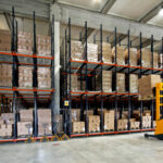 A forklift working in a warehouse - Colorado Pest Management