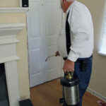 Spraying entrances for personalized residential pest management