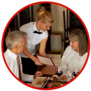 server taking order