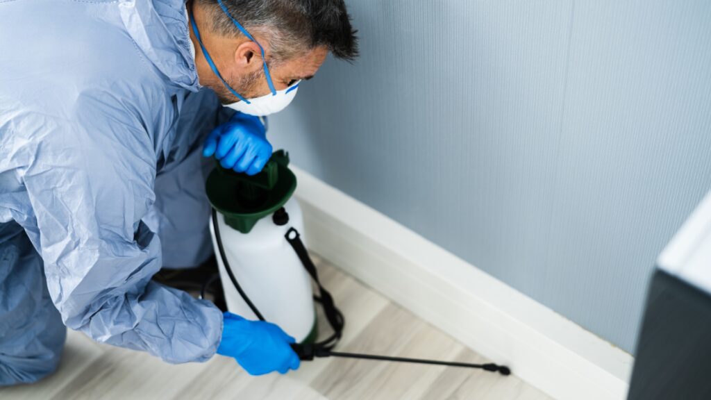 Spray pesticide
