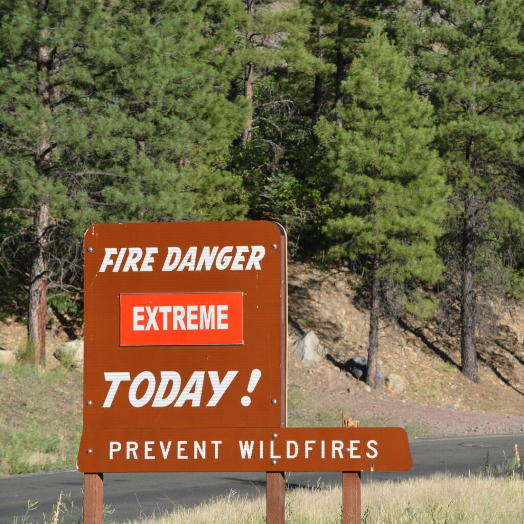 wildfire warning