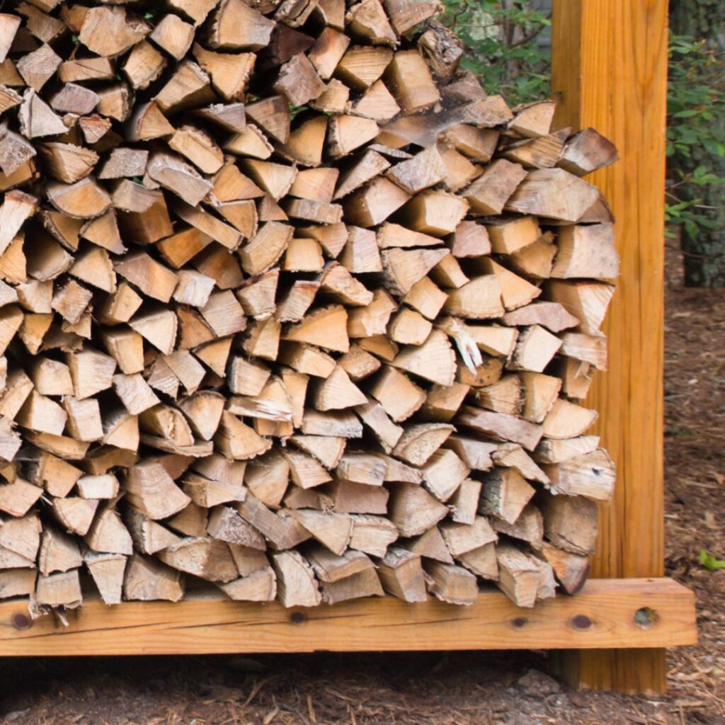 firewood pile