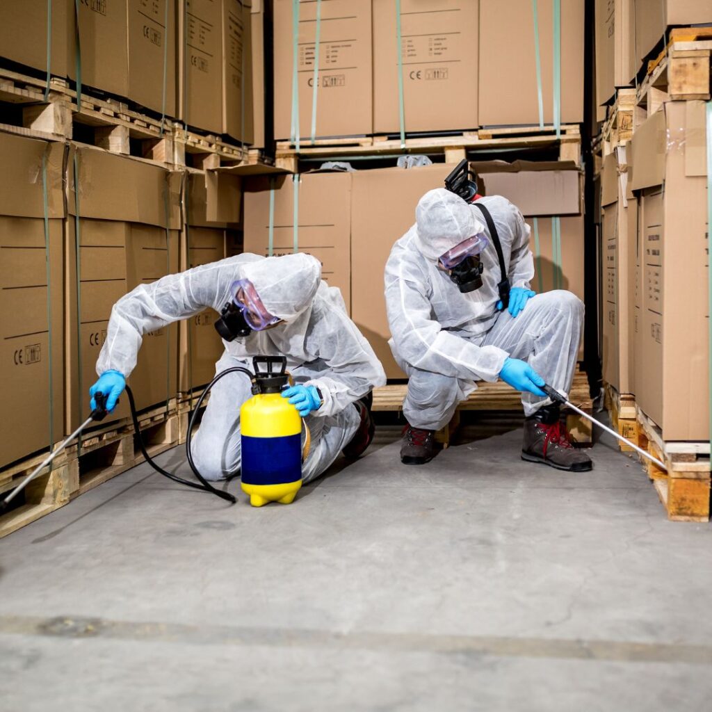 Pest control in warehouse