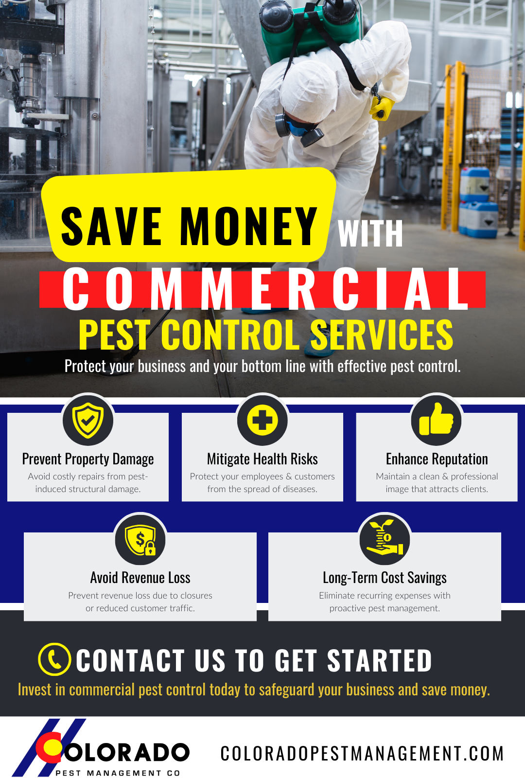 Infographic - Save Money With Commercial Pest Control Services