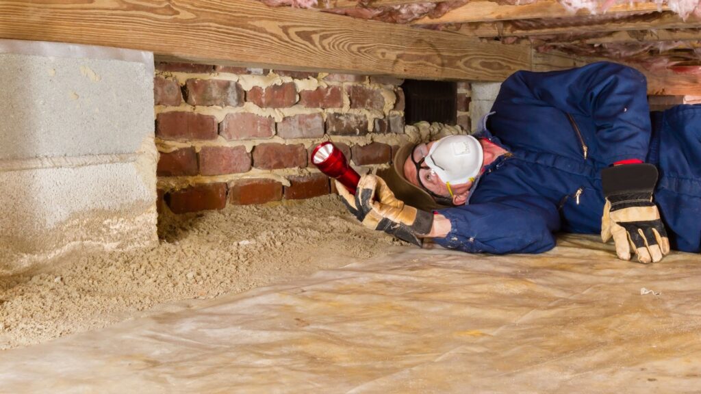 Pest control inspection.