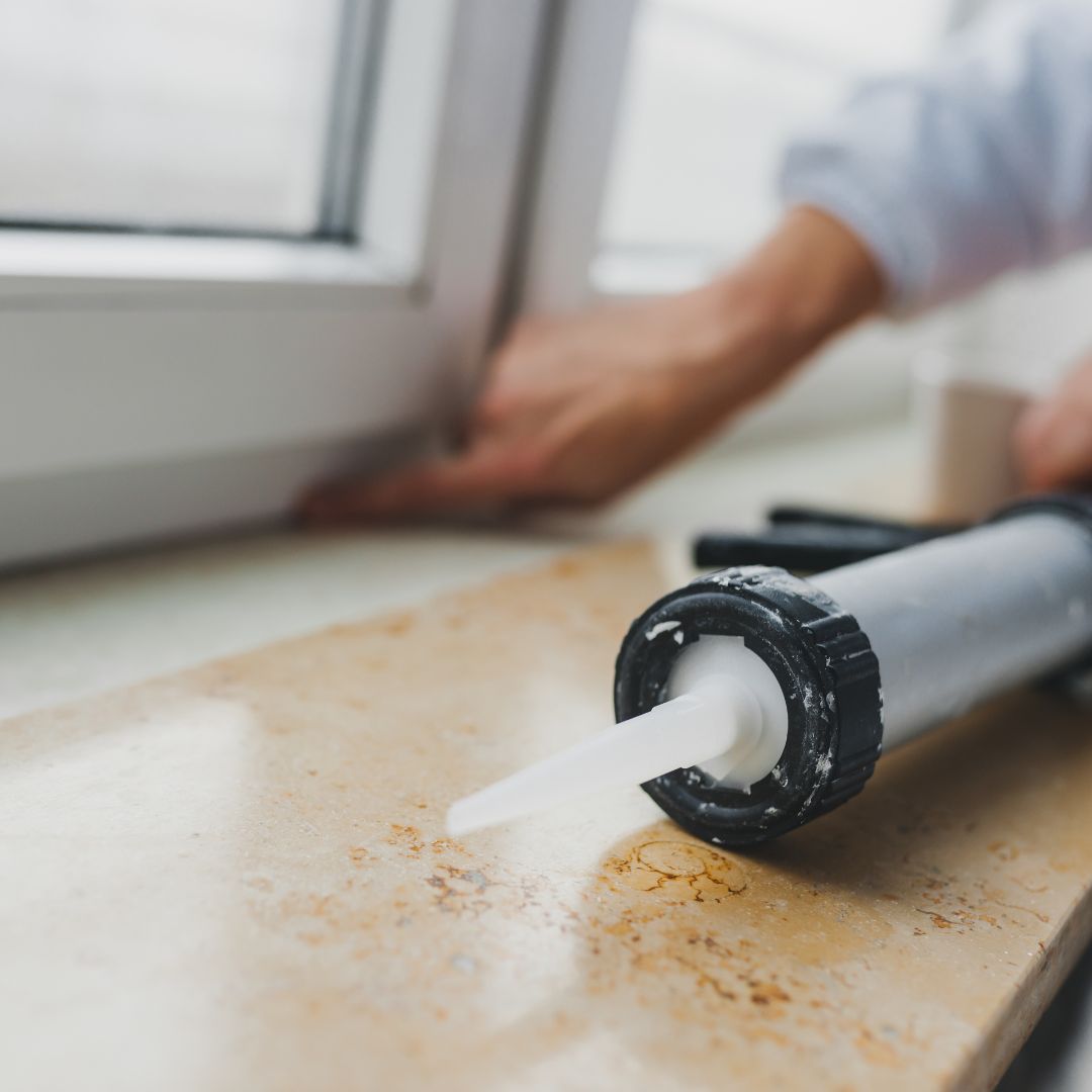 caulking window
