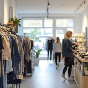 people in a retail store