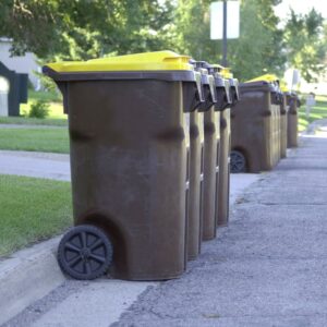 img of trash bins