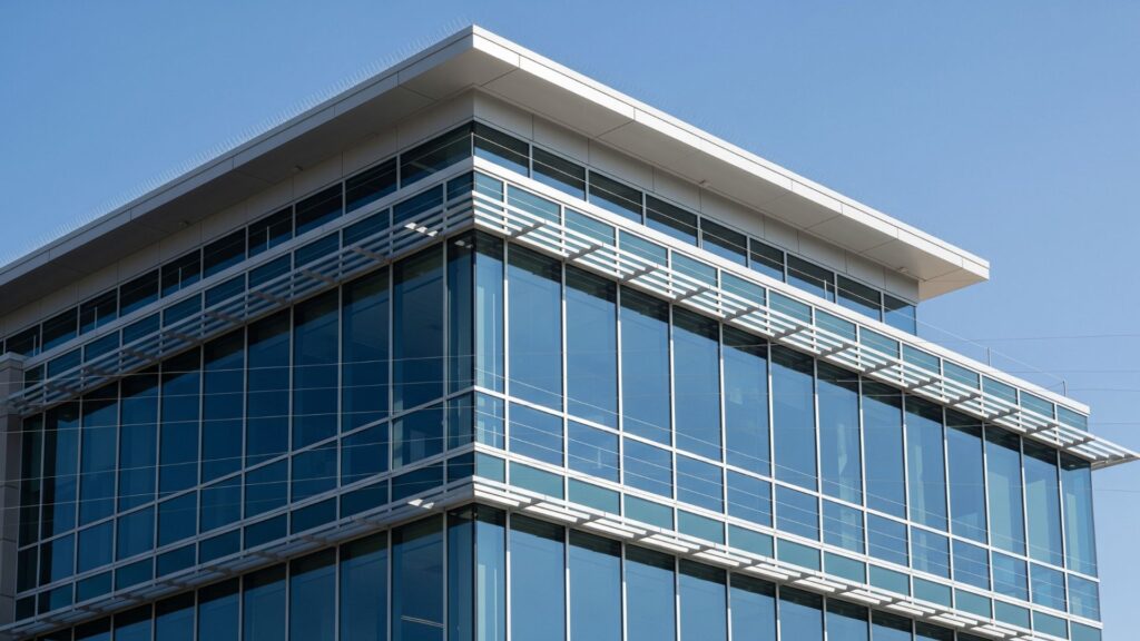 Commercial business building