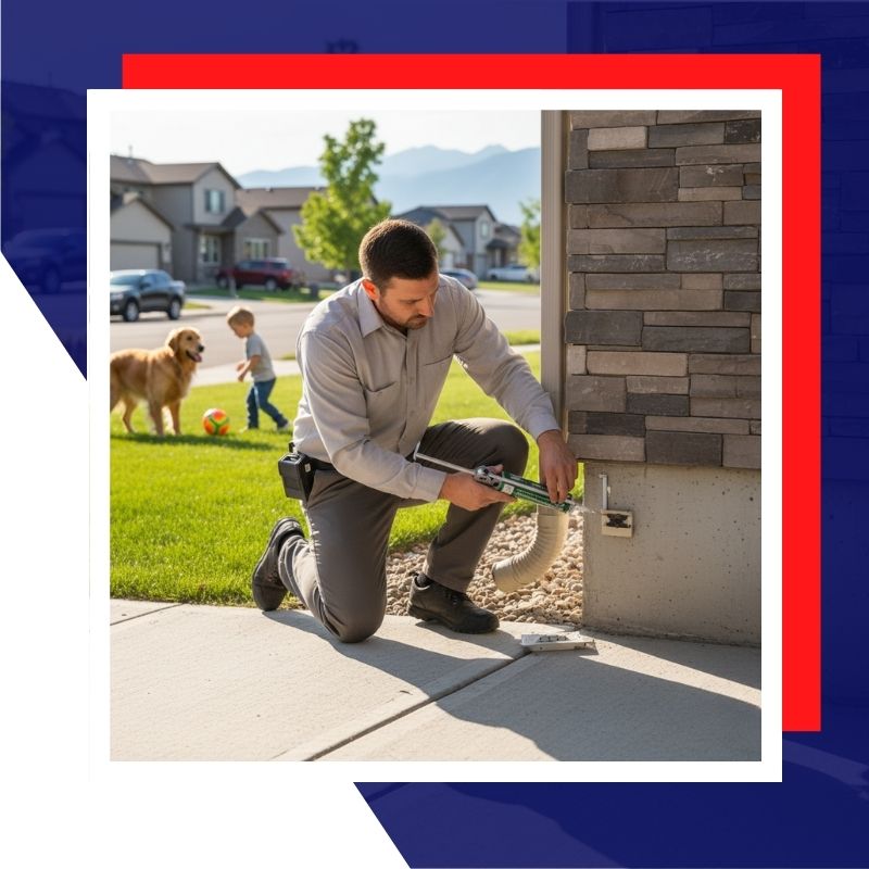 pest control caulking hole